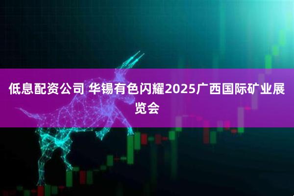 低息配资公司 华锡有色闪耀2025广西国际矿业展览会